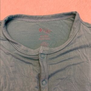 Kyte BABY Teal Buttoned Onesie